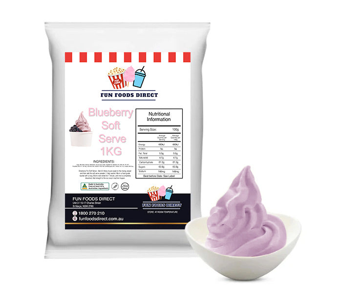 Blueberry Soft Serve Mix