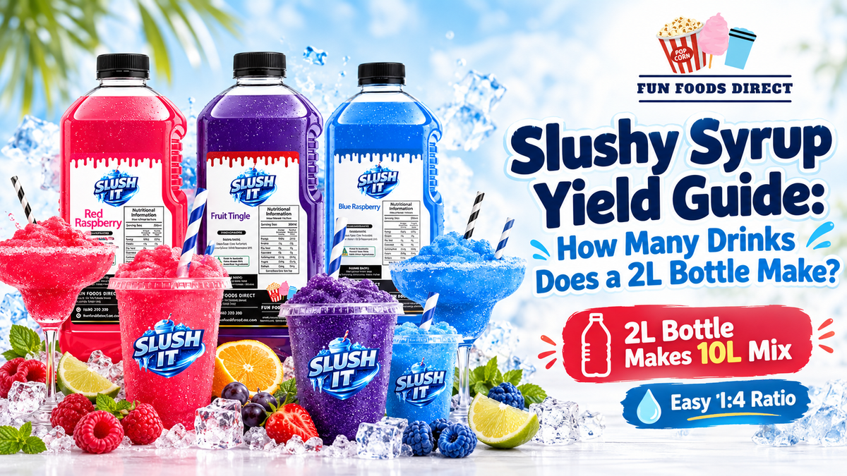 Slushy Syrup Yield Guide: How Many Drinks Does a 2L Bottle Make?
