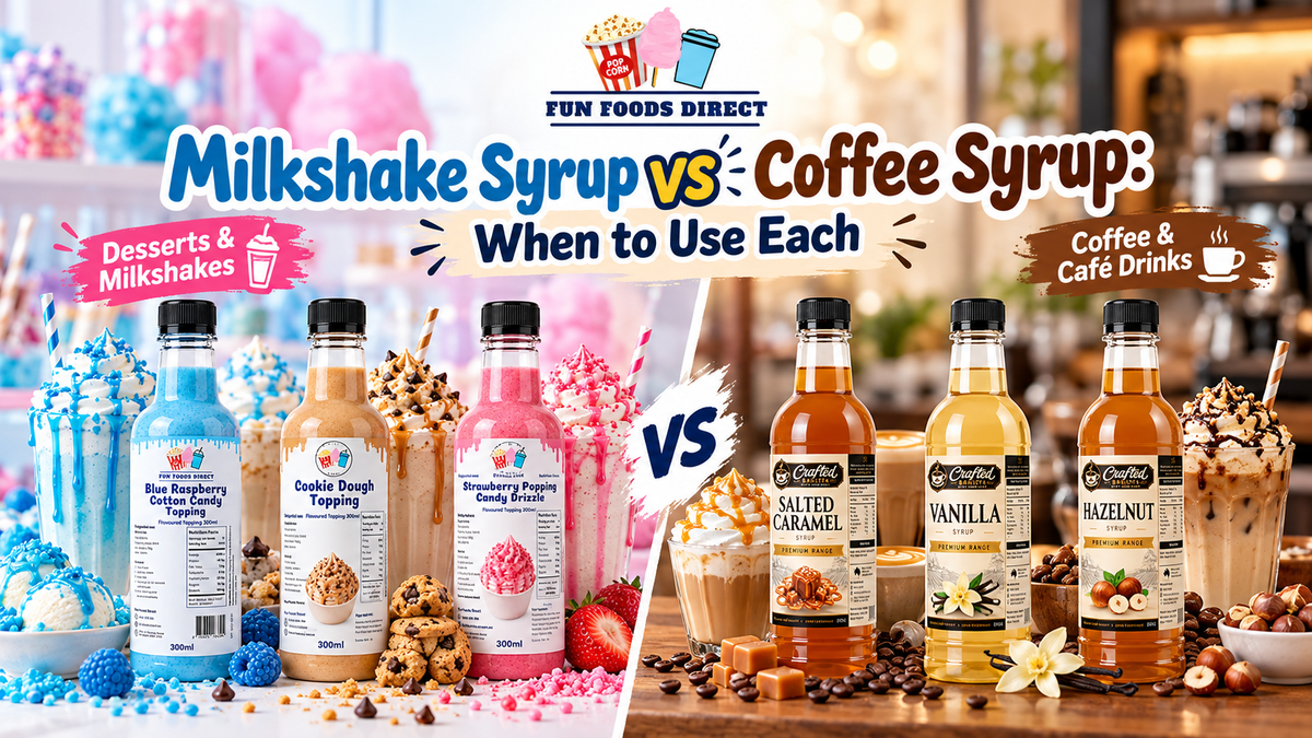 Milkshake Syrup vs Coffee Syrup: When to Use Each