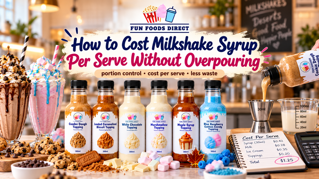 How to Cost Milkshake Syrup Per Serve Without Overpouring
