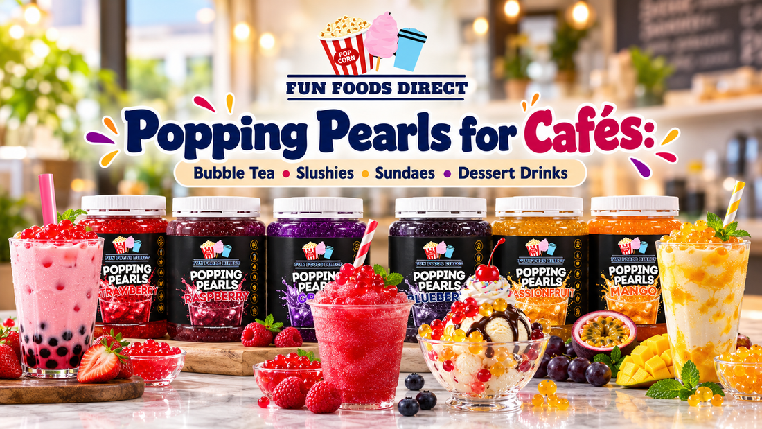 Popping Pearls for Cafés: Bubble Tea, Slushies, Sundaes & Dessert Drinks