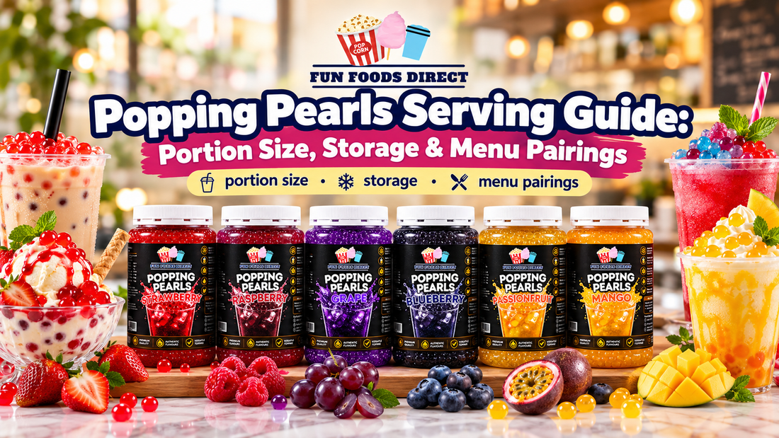 Popping Pearls Serving Guide: Portion Size, Storage & Menu Pairings