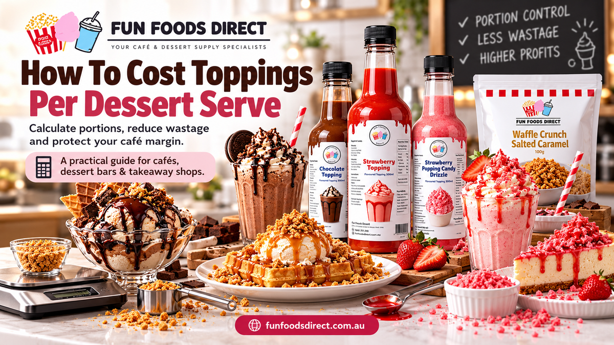 How To Cost Toppings Per Dessert Serve