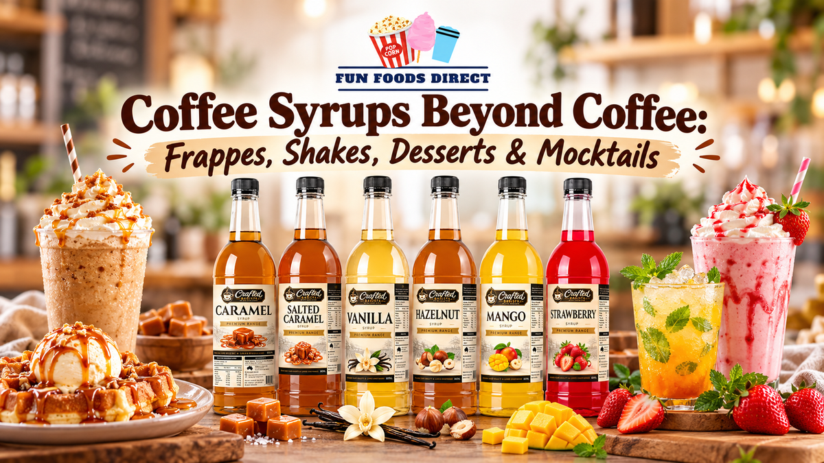 Coffee Syrups Beyond Coffee: Frappes, Shakes, Desserts & Mocktails