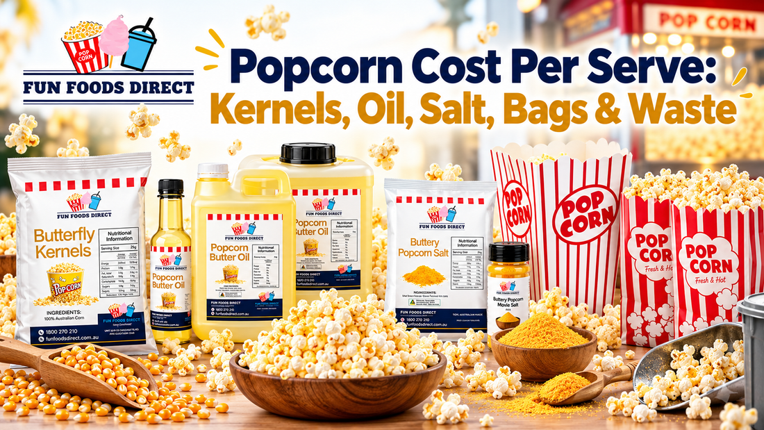 Popcorn Cost Per Serve: Kernels, Oil, Salt, Bags & Waste