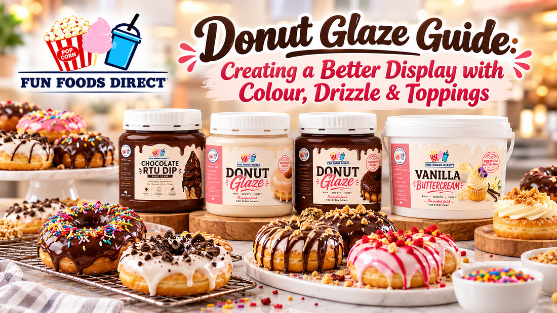Donut Glaze Guide: Creating a Better Display with Colour, Drizzle & Toppings