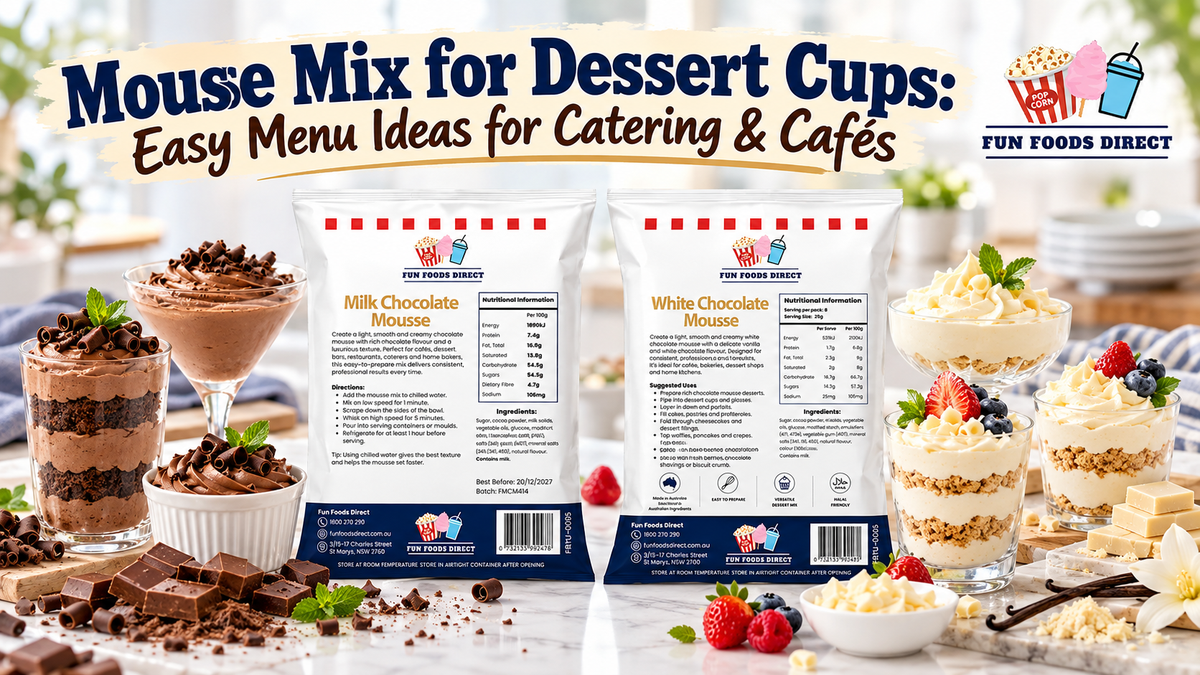 Mousse Mix for Dessert Cups: Easy Menu Ideas for Catering & Cafés