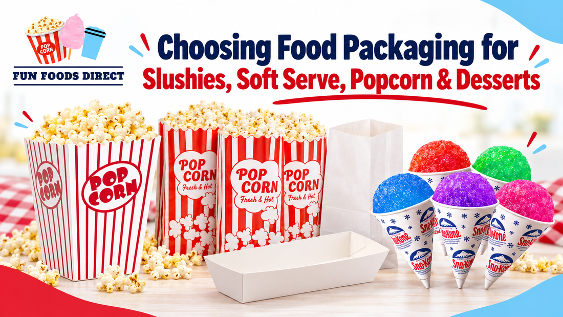 Choosing Food Packaging for Slushies, Soft Serve, Popcorn & Desserts