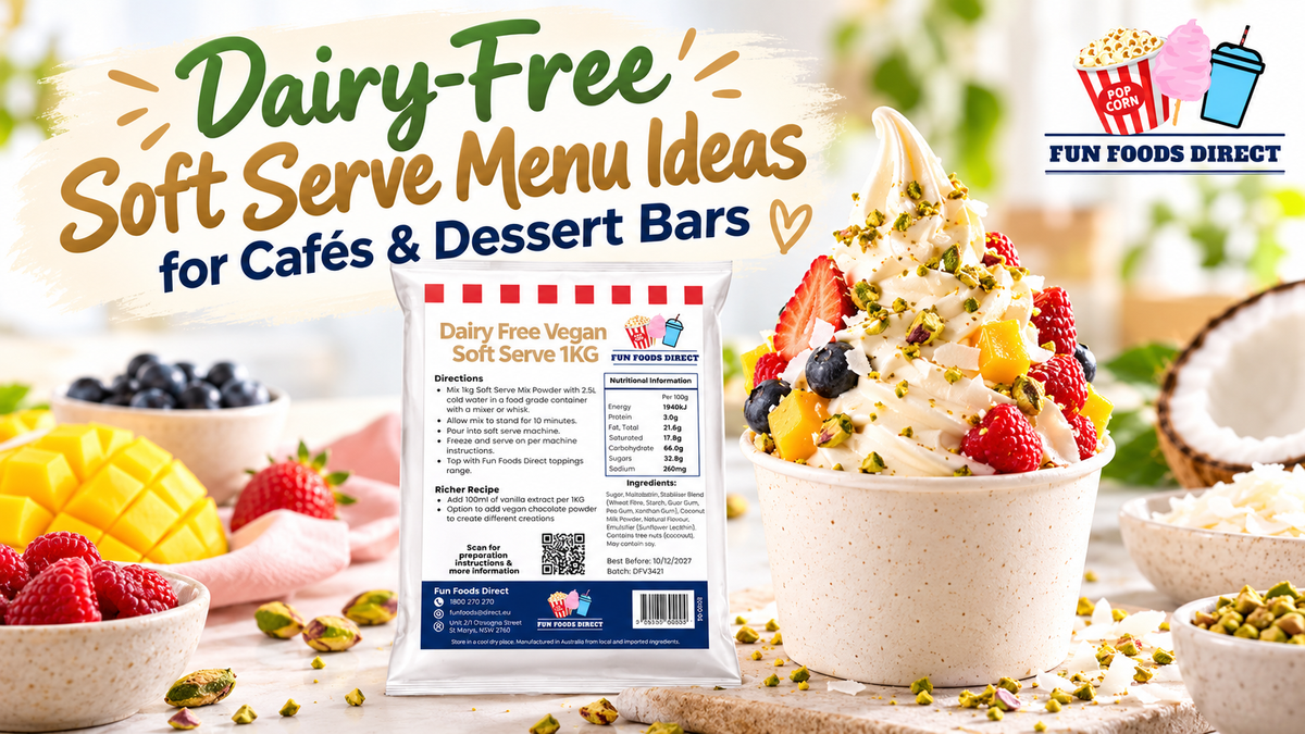 Dairy-Free Soft Serve Menu Ideas for Cafés & Dessert Bars