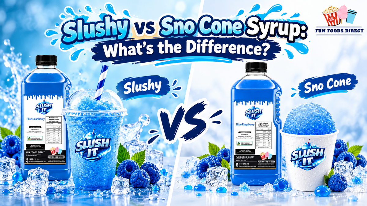 Slushy vs Sno Cone Syrup: What’s the Difference?