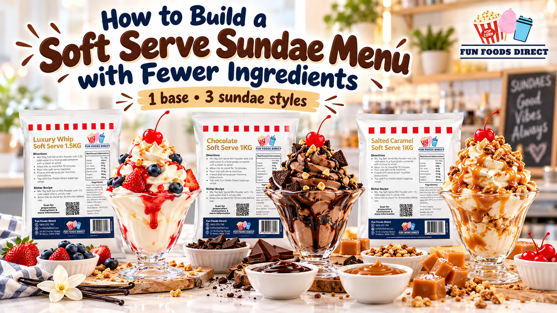 How to Build a Soft Serve Sundae Menu with Fewer Ingredients