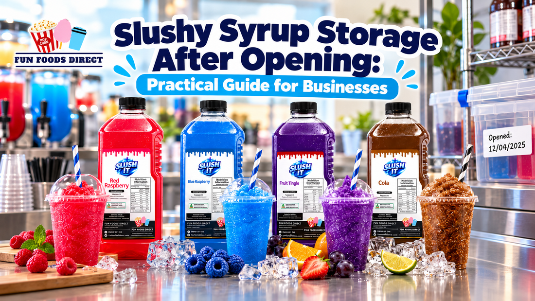 Slushy Syrup Storage After Opening: Practical Guide for Businesses