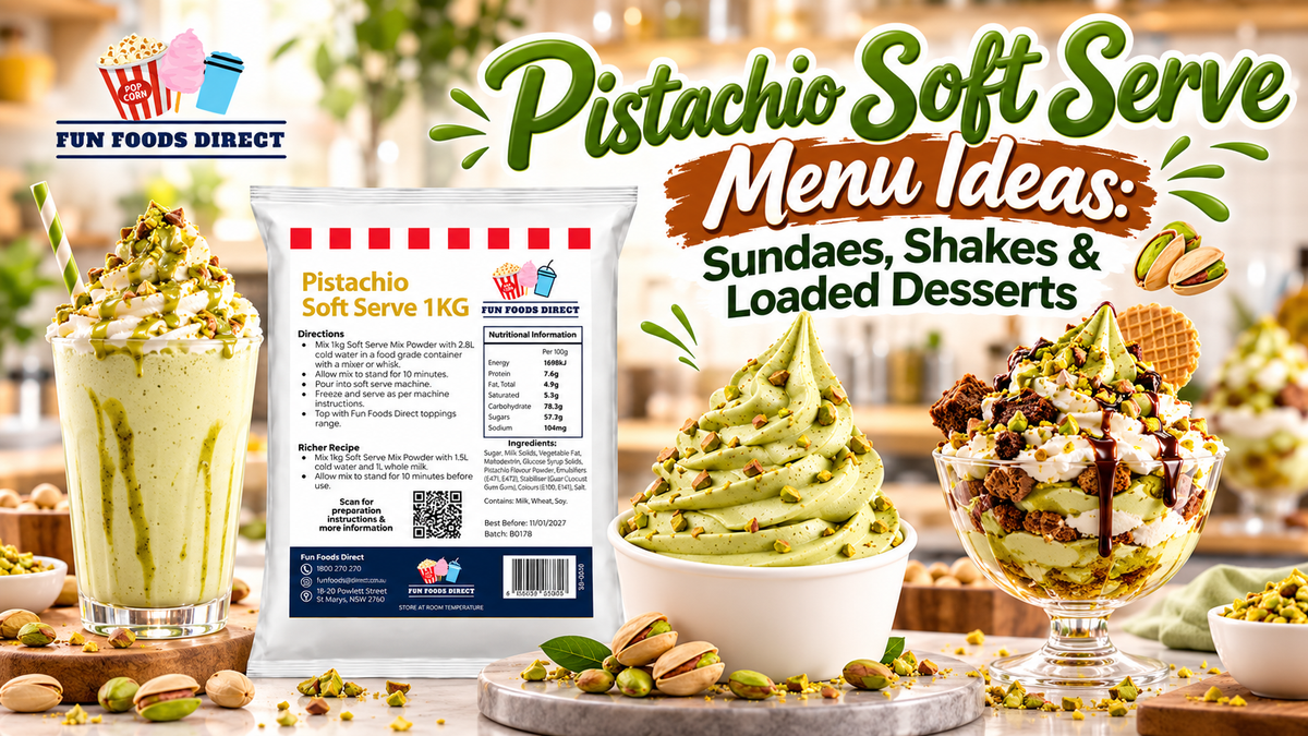 Pistachio Soft Serve Menu Ideas: Sundaes, Shakes & Loaded Desserts