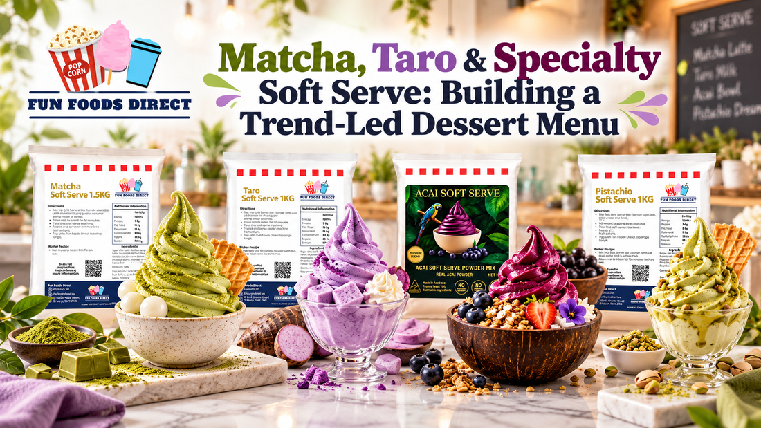 Matcha, Taro & Specialty Soft Serve: Building a Trend-Led Dessert Menu