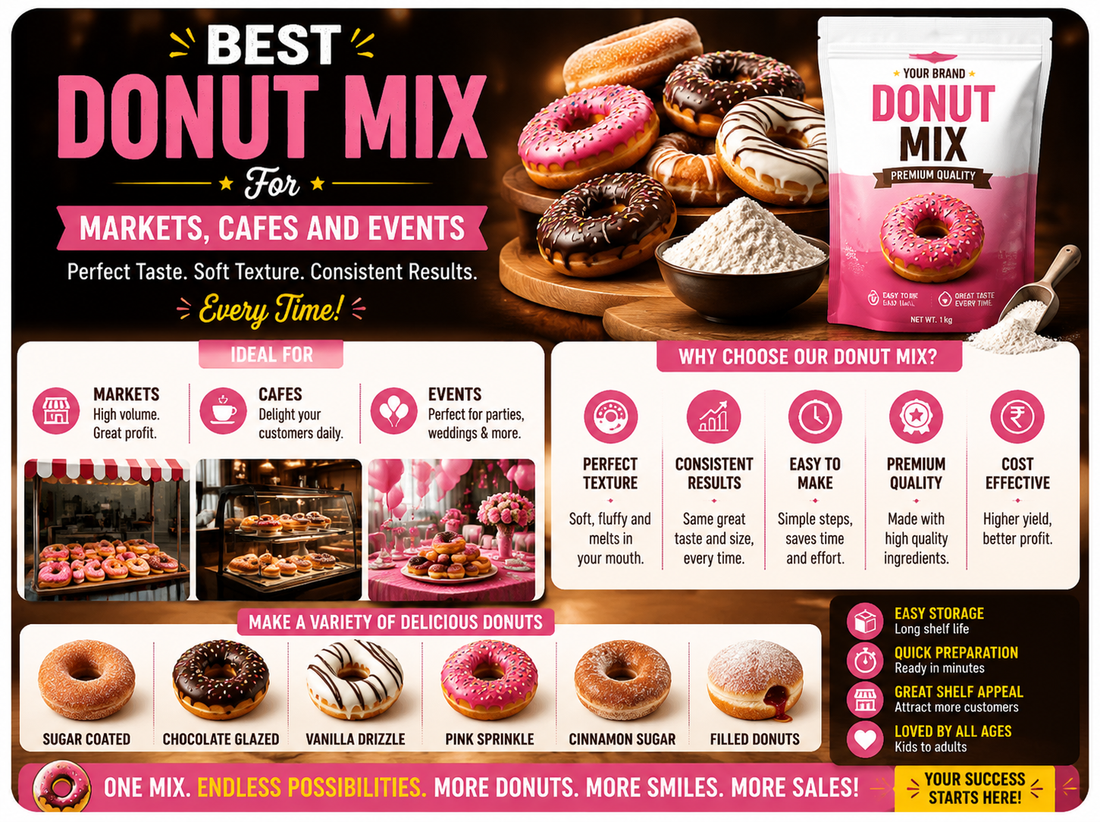 Best Donut Mix For Markets, Cafes And Events