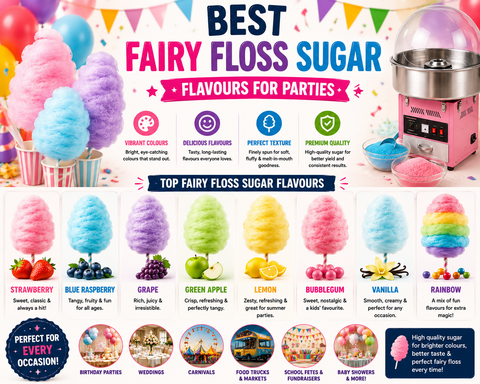 Best Fairy Floss Sugar Flavours For Parties