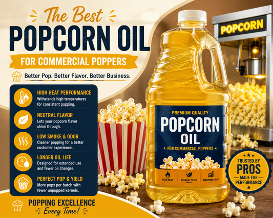 Best Popcorn Oil For Commercial Poppers