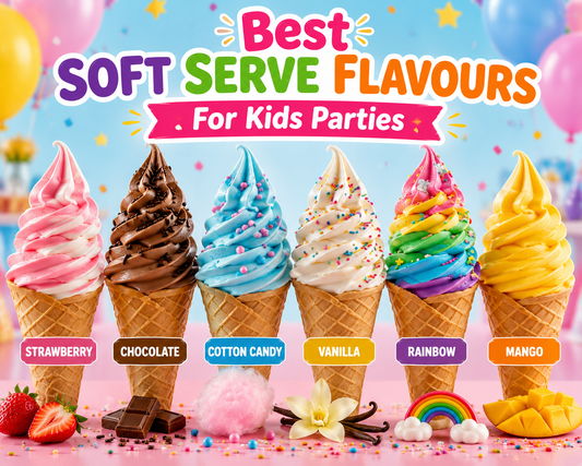 Best Soft Serve Flavours For Kids Parties