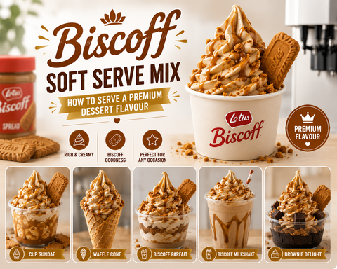 Biscoff Soft Serve Mix: How To Serve A Premium Dessert Flavour