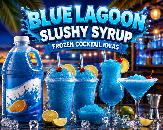 Blue Lagoon Slushy Syrup: Frozen Cocktail Ideas