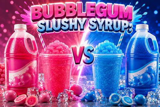 Bubblegum Slushy Syrup: Pink vs Blue Bubblegum Explained
