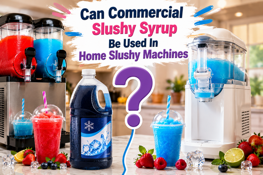 Can Commercial Slushy Syrup Be Used In Home Slushy Machines?