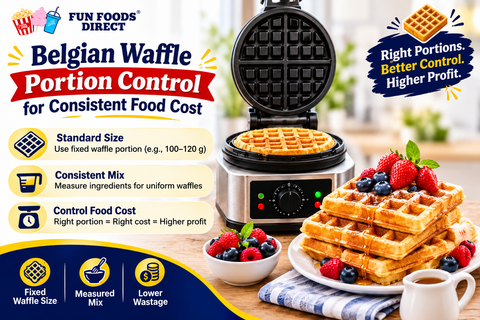 Belgian Waffle Portion Control for Consistent Food Cost