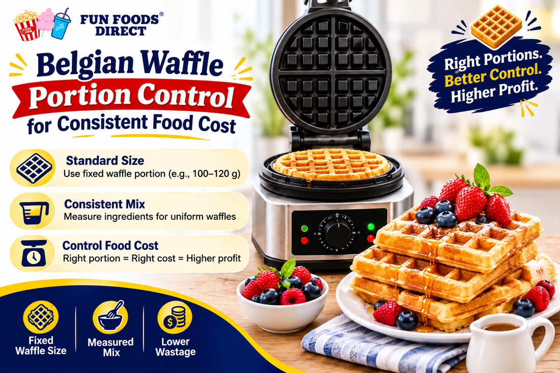 Belgian Waffle Portion Control for Consistent Food Cost