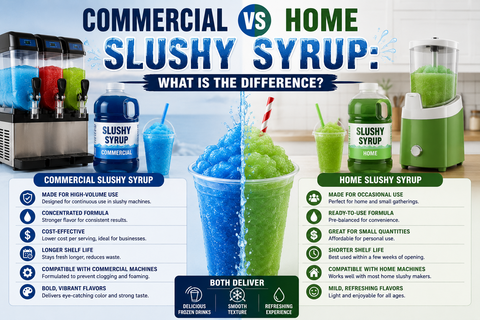 Commercial vs Home Slushy Syrup