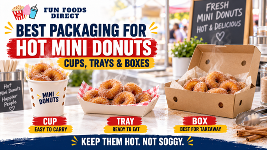 Best Packaging for Hot Mini Donuts: Cups, Trays & Boxes