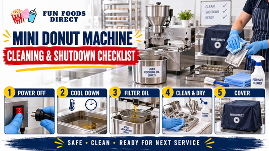 Mini Donut Machine Cleaning And Shutdown Checklist