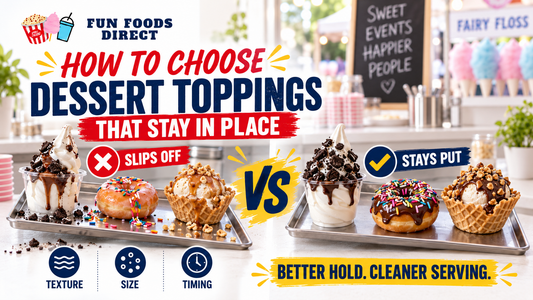 How to Choose Dessert Toppings That Stay in Place