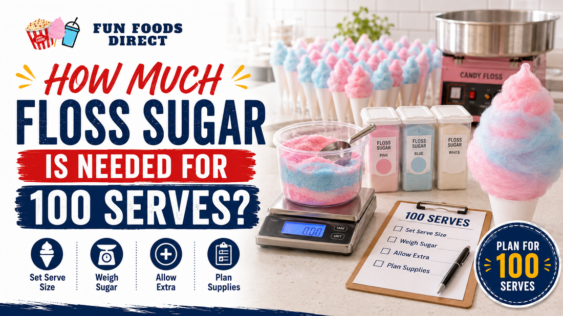How Much Floss Sugar Is Needed for 100 Serves?