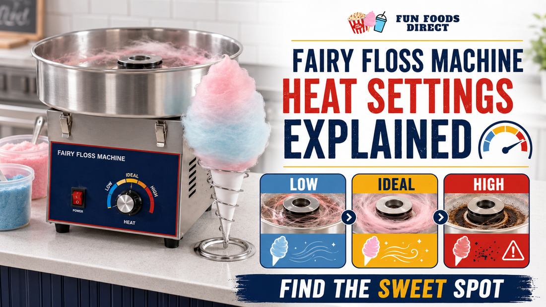Fairy Floss Machine Heat Settings Explained