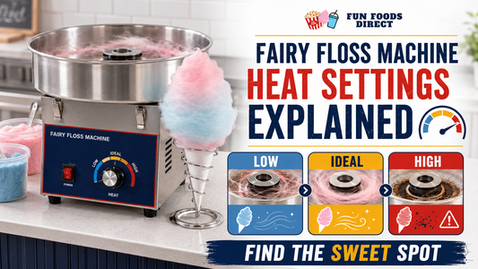 Fairy Floss Machine Heat Settings Explained