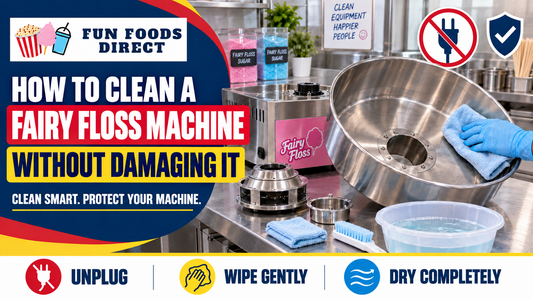 How To Clean A Fairy Floss Machine Without Damaging It