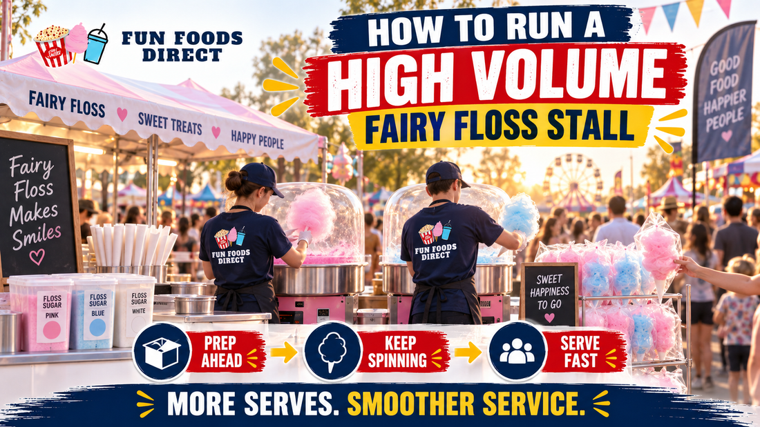 How To Run A High Volume Fairy Floss Stall