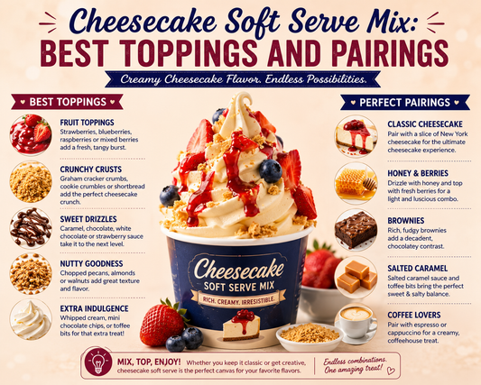 Cheesecake Soft Serve Mix: Best Toppings And Pairings