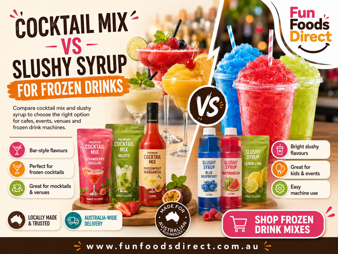 Cocktail Mix vs Slushy Syrup For Frozen Drinks