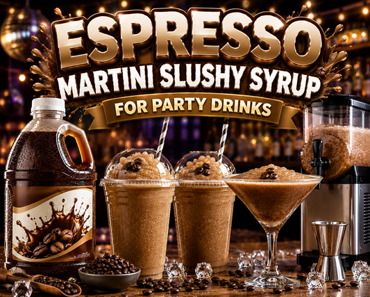 Espresso Martini Slushy Syrup For Party Drinks