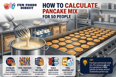How To Calculate Pancake Mix For 50 People