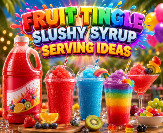 Fruit Tingle Slushy Syrup Serving Ideas