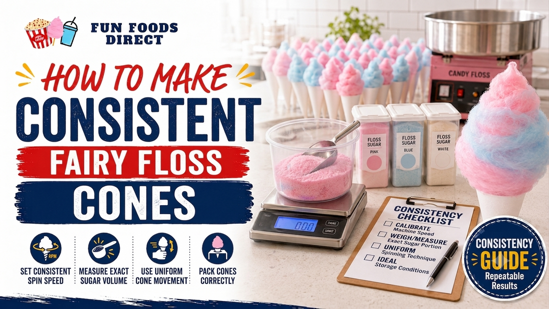 How To Make Consistent Fairy Floss Cones