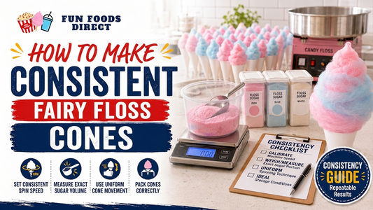 How To Make Consistent Fairy Floss Cones
