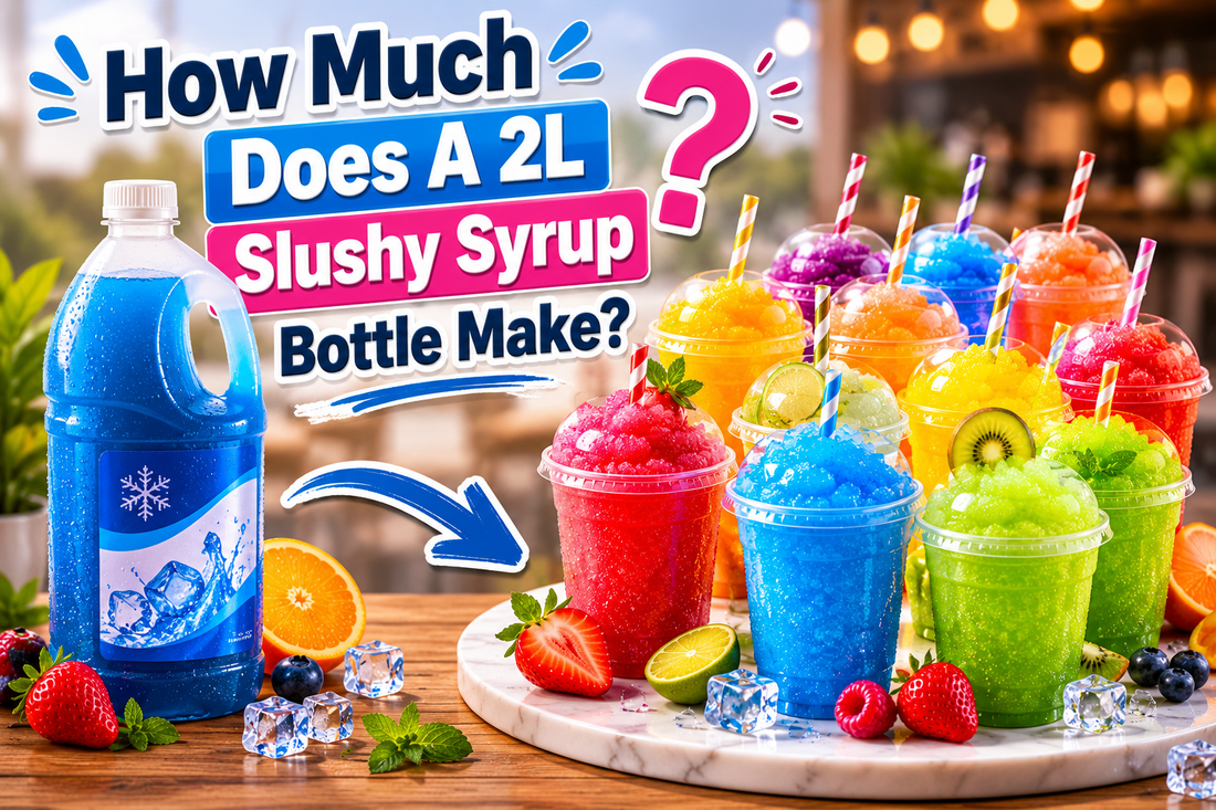How Much Does A 2L Slushy Syrup Bottle Make?