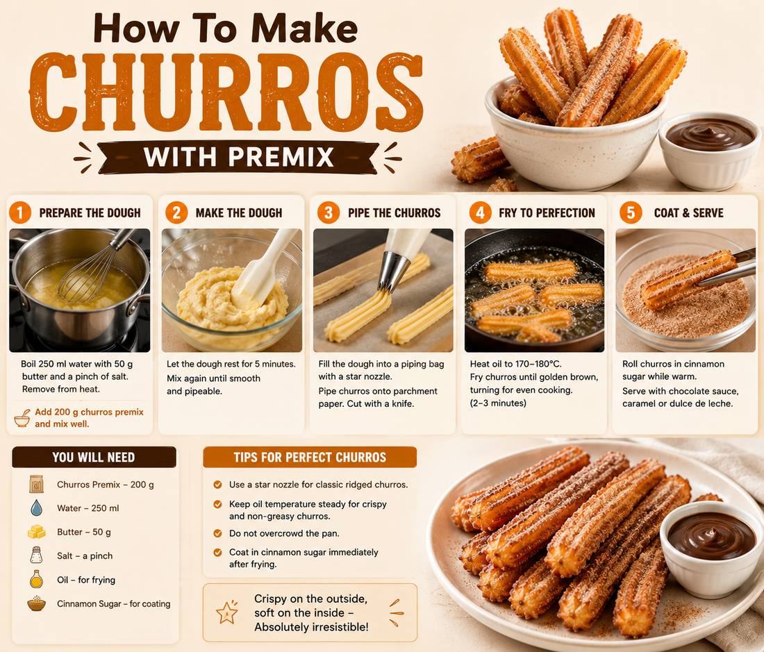 How To Make Churros With Premix