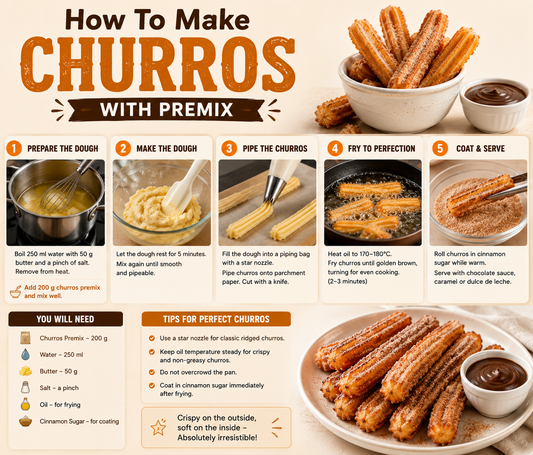 How To Make Churros With Premix