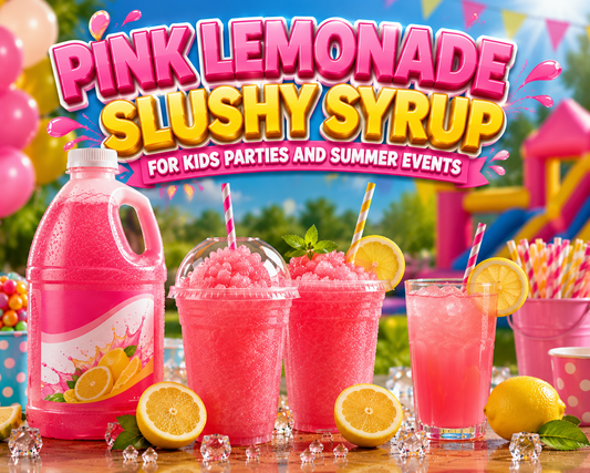 Pink Lemonade Slushy Syrup For Kids Parties And Summer Events