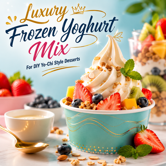 Luxury Frozen Yoghurt Mix For DIY Yo-Chi Style Desserts