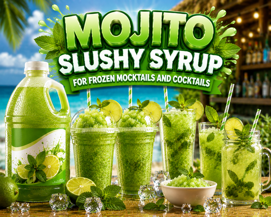 Mojito Slushy Syrup For Frozen Mocktails And Cocktails